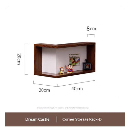 Corner Shelf Wall 90 Degree Corner Bookshelf