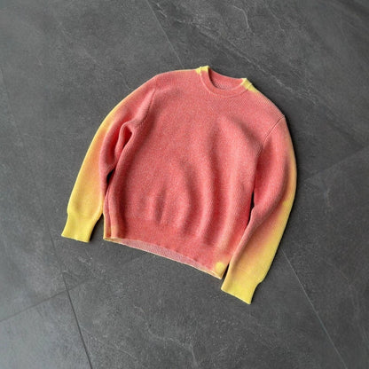 American-style Retro Long-sleeve Knit Sweater