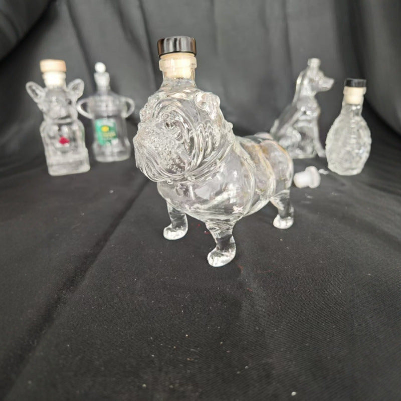 Whiskey Shaped Creative Smooth Glass Decanter