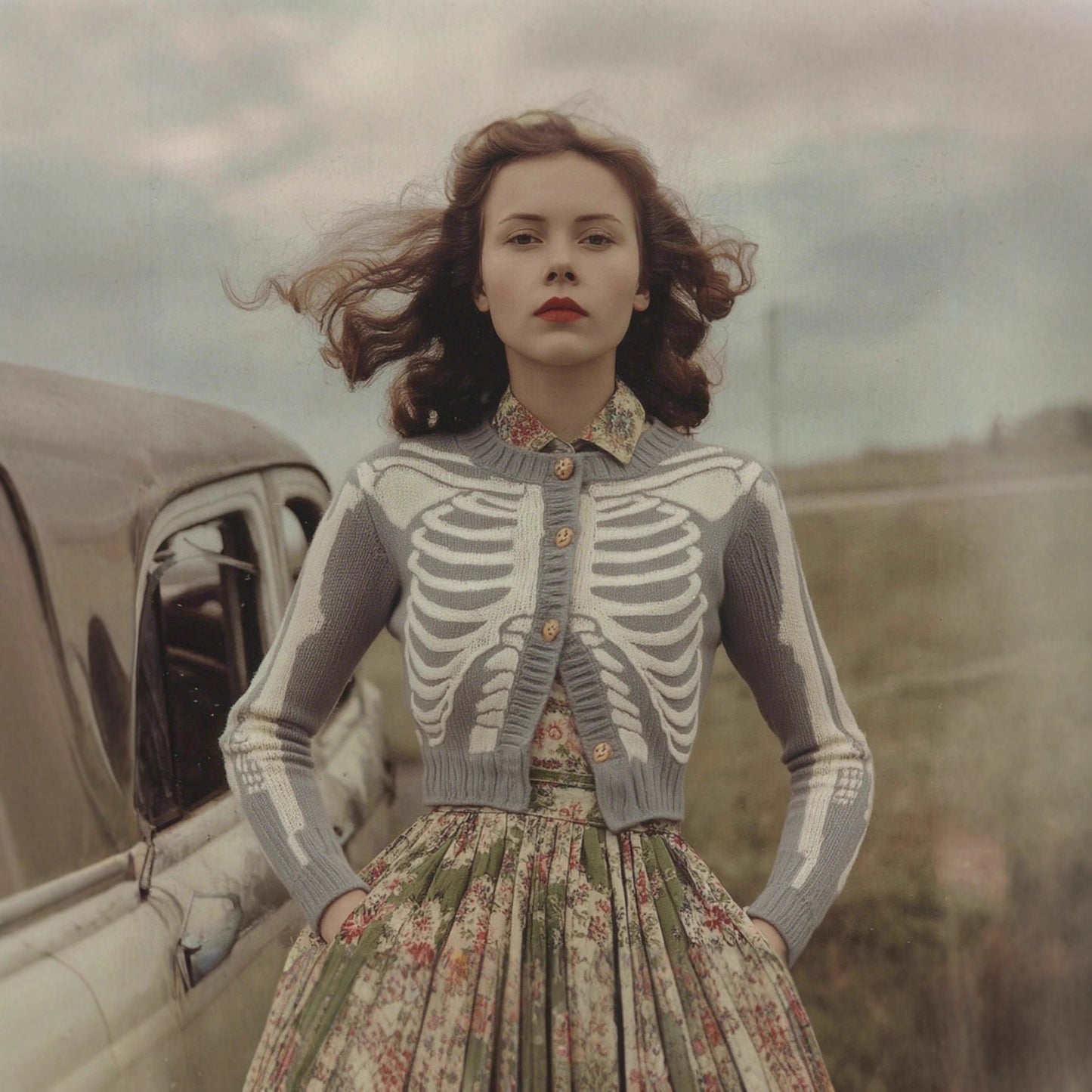 Womens French-style Sweater Cardigan Jacket Top