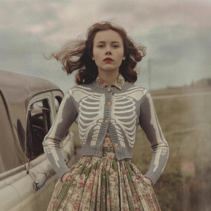 Womens French-style Sweater Cardigan Jacket Top