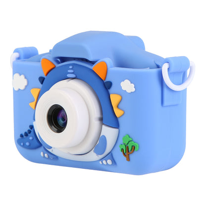 Pink-Blue Options -- 1Pc Dinosaur Kids Selfie Camera Cartoon Camera 48MP 1080P HD Digital Camera With Cartoon Case Card Reader 32G MMC Card For Boys Girls Above Aged 6 Years Old