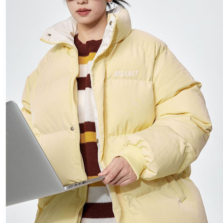 Thickened Warm Bread Jacket With A Stand-up Collar