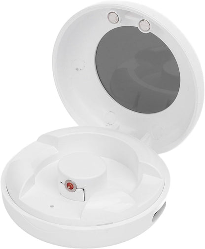 Smart Ring Charging Case, Magnetic Charging Port Compartment, Fast Charging Compact Box Portable Charger For COLMI R02 R06 R11M R8 Fitness Ring, 200 MAh Battery