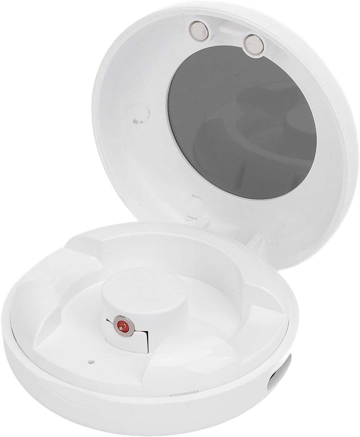 Smart Ring Charging Case, Magnetic Charging Port Compartment, Fast Charging Compact Box Portable Charger For COLMI R02 R06 R11M R8 Fitness Ring, 200 MAh Battery