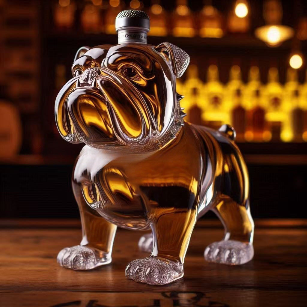 Whiskey Shaped Creative Smooth Glass Decanter