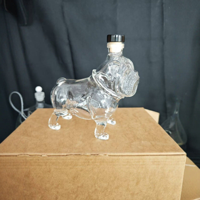 Whiskey Shaped Creative Smooth Glass Decanter
