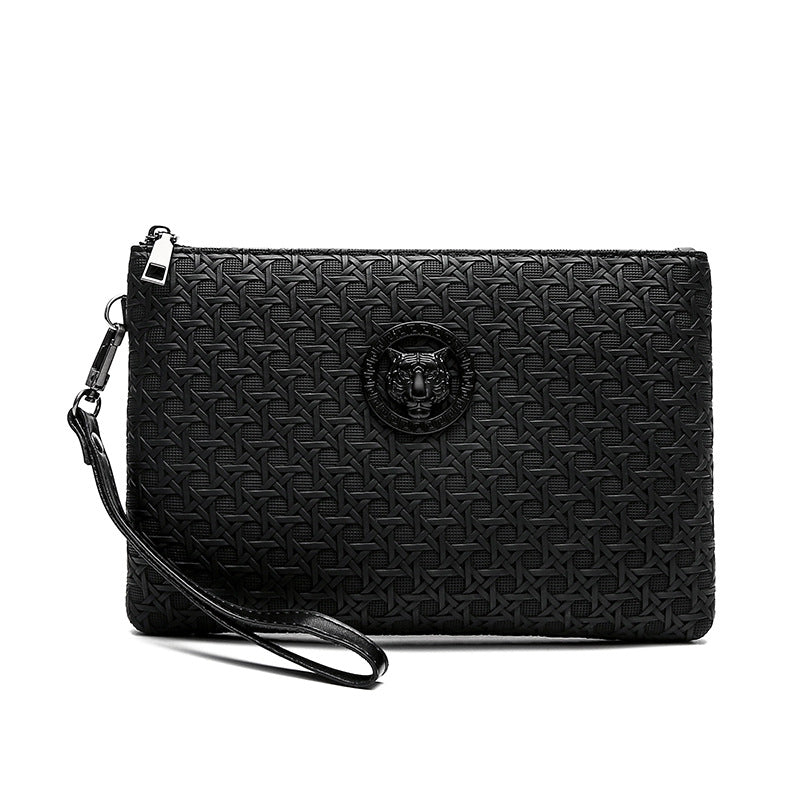 Woven-texture Personalized Clutch With A Simple Minimalist Design And Large Capacity