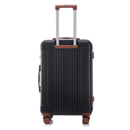 20   24  28  3 Pcs Set In ABS Spinner Wheel Luggage, Carry On Suitcase, Matching Color, TSA Combination Lock