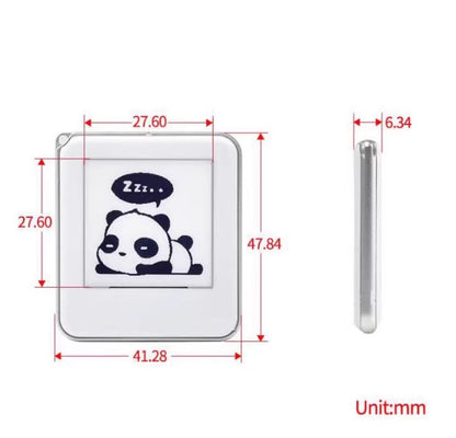 Battery-free NFC Passive Tri-color E-ink Keychain