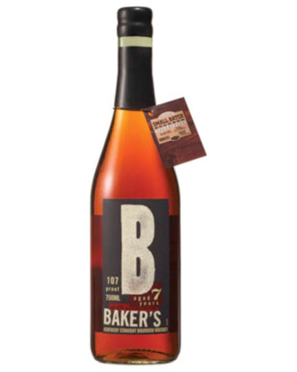 Baker's 7 Year Old Single Barrel Kentucky Straight Bourbon Whiskey Older Style Bottle - 750ML