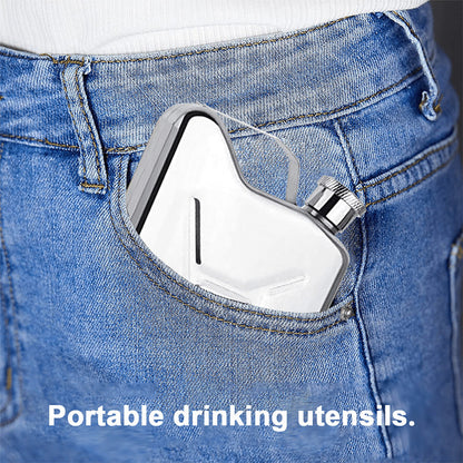 [Creative Gift] Portable Whiskey Flask