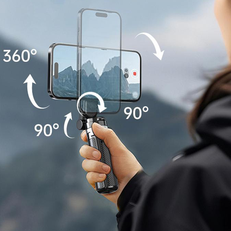 ⏰ Endast nu 49% rabatt!📱Heta nya produkter🔥4-i-1 multifunktionell magnetisk selfiepinne med 360° rotation